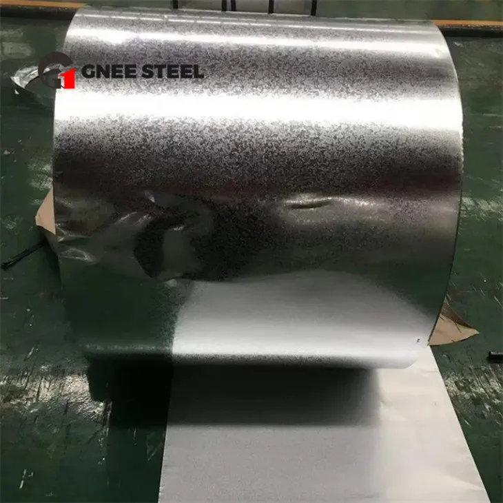 Bobine d'acier galvanisé revêtue de zinc ASTM A653