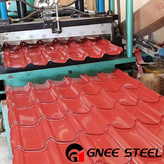 Feuille de toiture ondulée PPGI