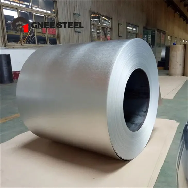 Bobine d'acier galvanisé DX53D Z275 avec revêtement en zinc