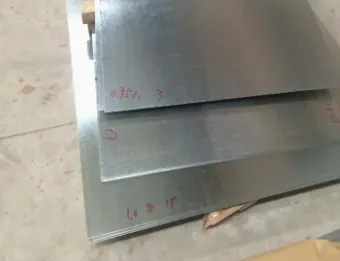 Tôle d'acier électro-galvanisée 0, métal d'épaisseur 0,75 mm