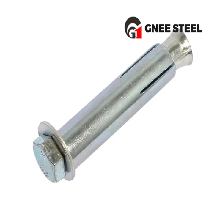 Boulon d'expansion d'ancrage à manchon d'écrou hexagonal