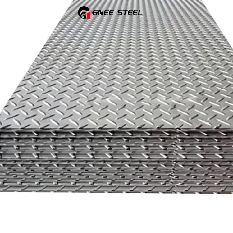 Plaque de sol à carreaux en acier doux galvanisée à chaud